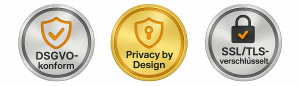 Drei Datenschutz Siegel Emplocheck.com